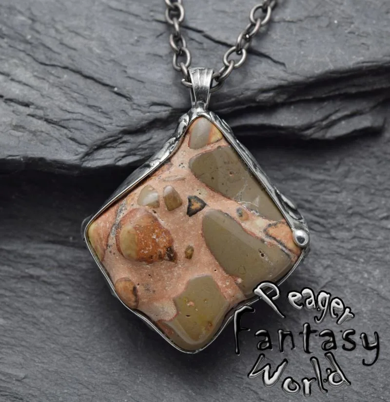 Leopardskin Jasper Pendant