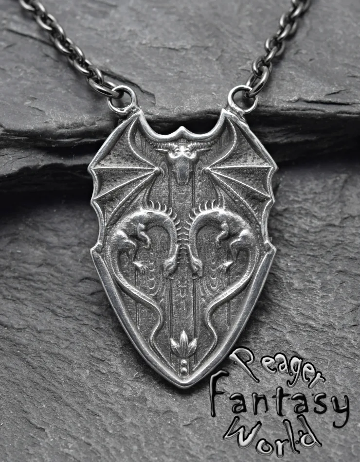 Dragon~Engraved Necklace